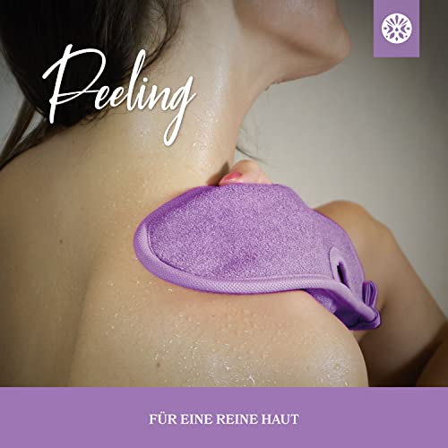 Peelinghandschuhe - Lila