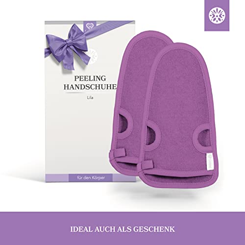 Peelinghandschuhe - Lila
