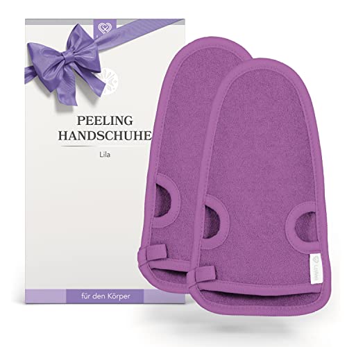 Peelinghandschuhe - Lila