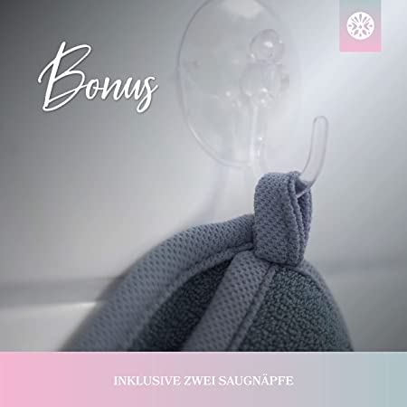 Peelinghandschuhe - Grau & Pink
