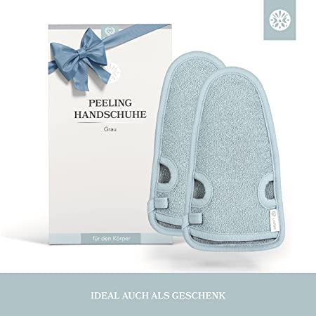Peelinghandschuhe - Grau