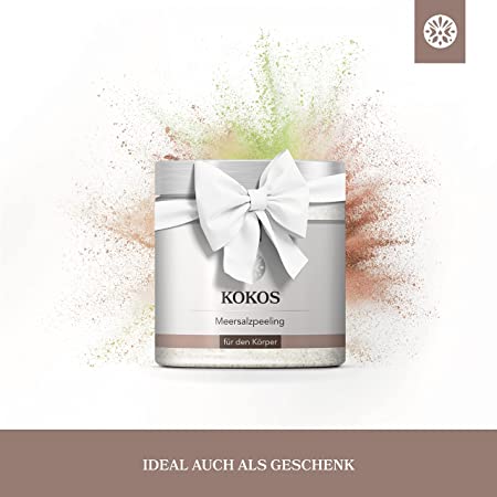 Körperpeeling aus Meersalz - Kokosnuss - 500g