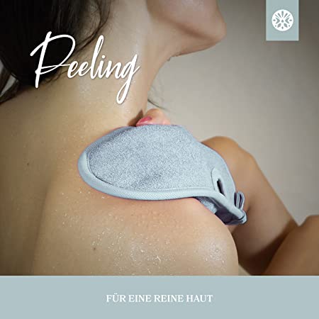Peelinghandschuhe - Grau