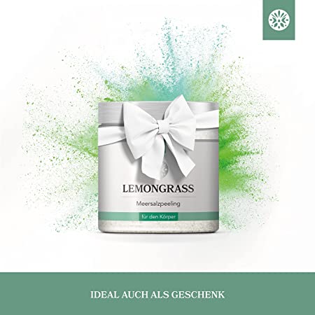 Körperpeeling aus Meersalz - Lemongrass - 500g