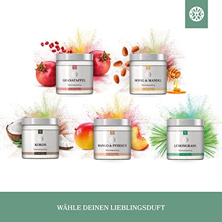 Körperpeeling aus Meersalz - Lemongrass - 500g