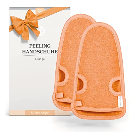 Peelinghandschuhe - Orange