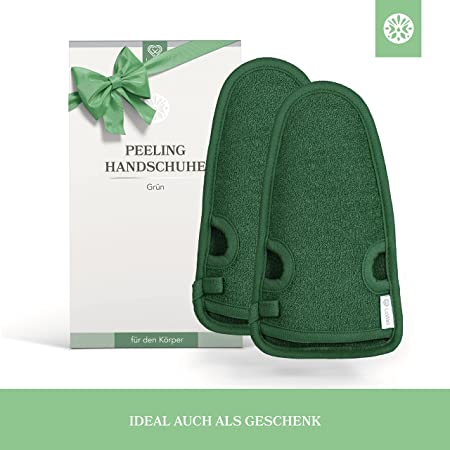 Peelinghandschuhe - Grün