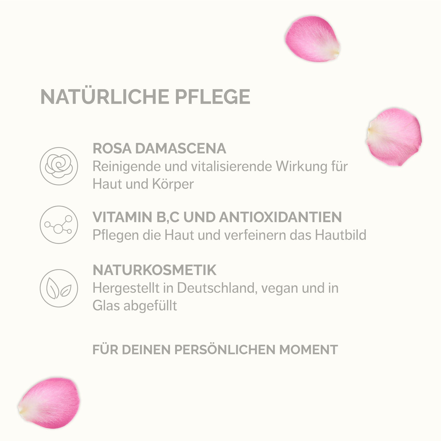 Rosenwasser - vegane Naturkosmetik - 100ml